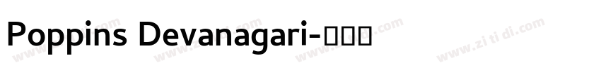 Poppins Devanagari字体转换